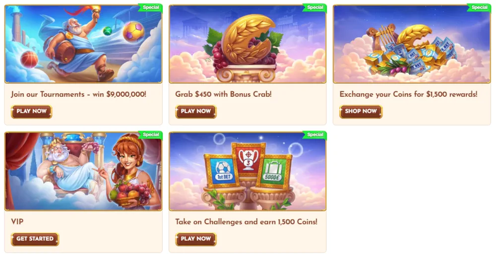 Sistema de créditos de bonificación Bet Hall Crab y ventana de recompensas exclusivas.